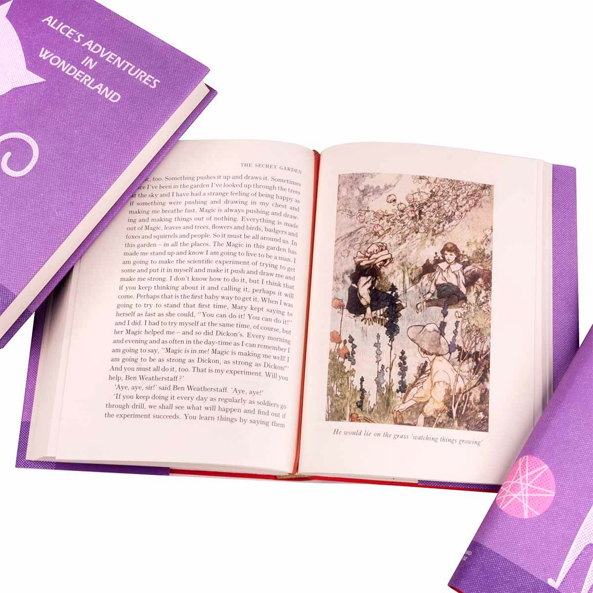 Classic Children's Book Set in Purple Cat Jackets - Image 4