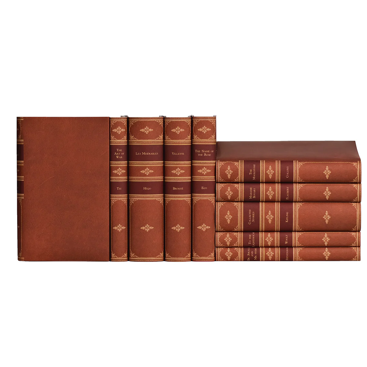 Everyman's Library Classics with Antique Leather-Style Jackets in Sets of 10 - Image 3