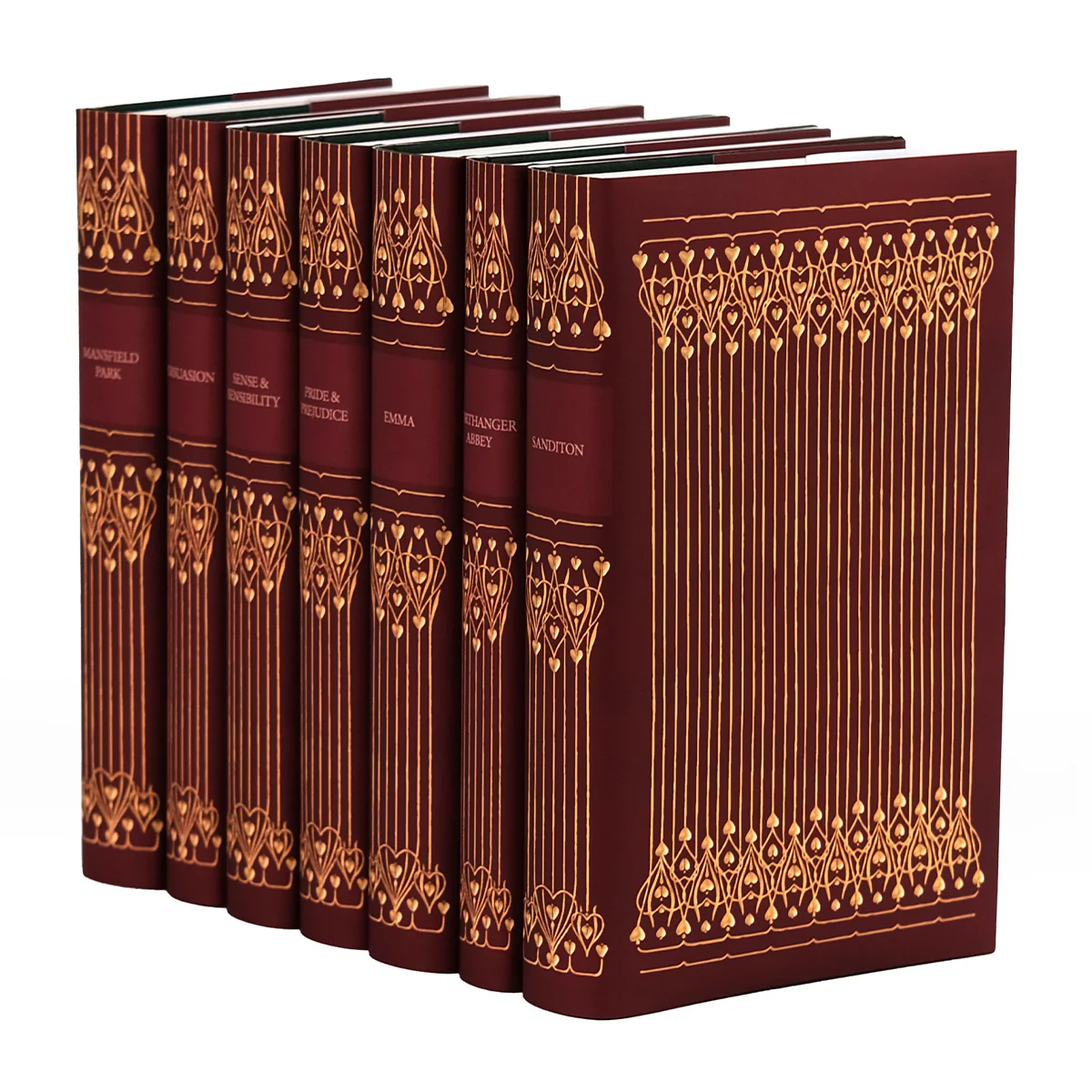 Extended Jane Austen Deep Red Love Book Set & Jackets Only - Image 2