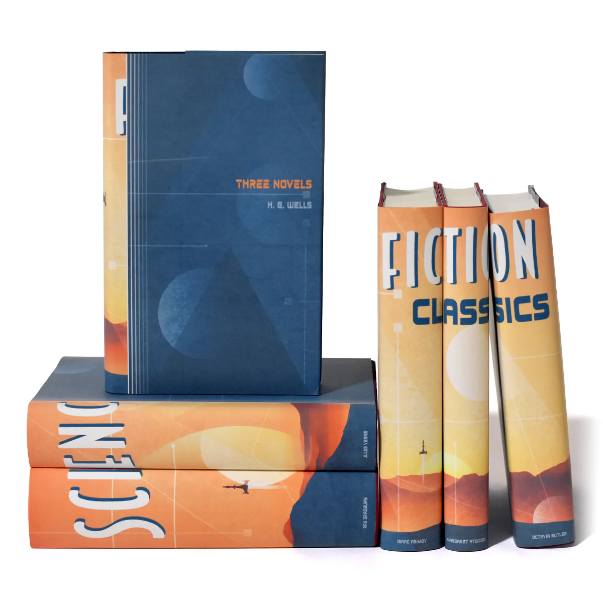 Science Fiction Classics Set - Vintage Design - Image 4