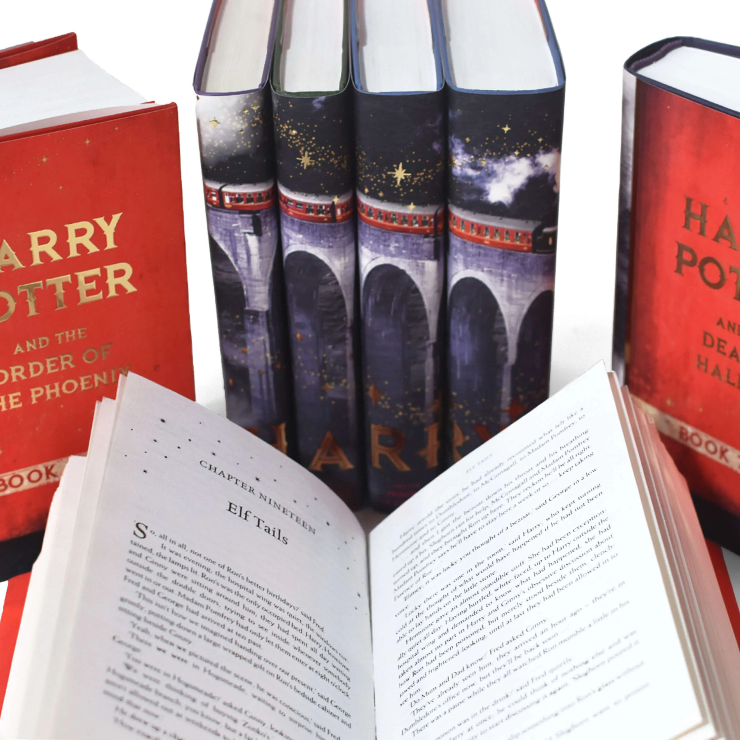 U.K. Edition Harry Potter Train Book Set - Image 4